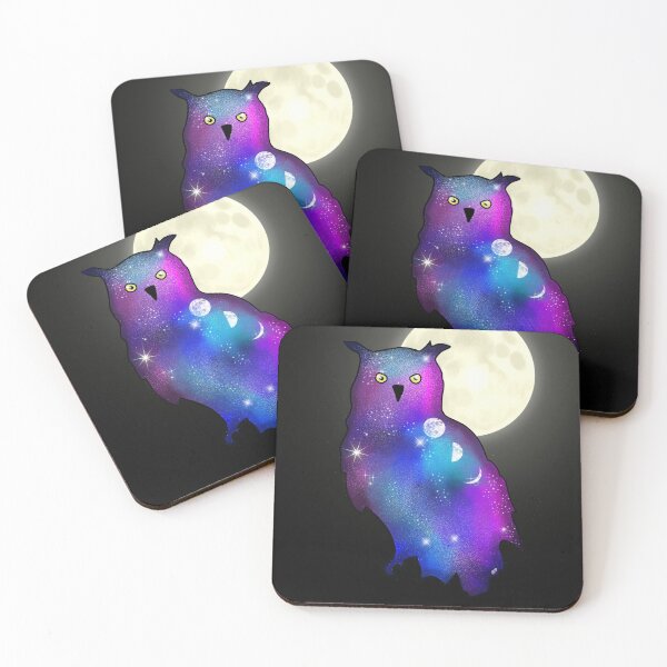 Item preview, Galaxy Night Owl (full art piece) designed and sold by IdrisRose.