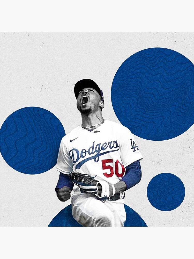 Dodgers Mookie Betts Jersey Sticker Water Resistant/scratch 