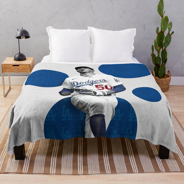 Mookie Betts Cartoon Fleece Blanket