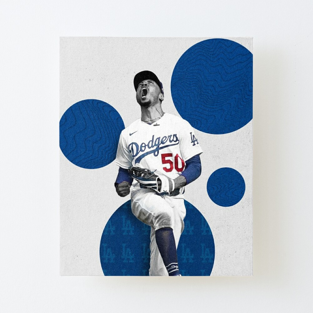 Mookie Betts Watercolor Art Print