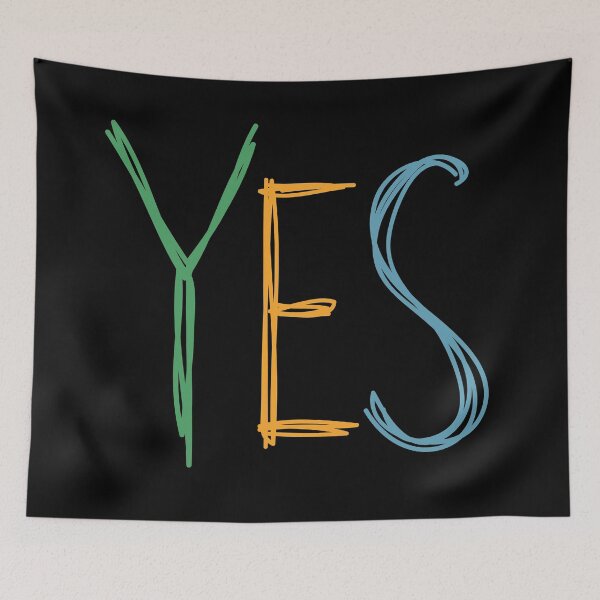 Item preview, Yes Typography Hand-Drawn designed and sold by ahmadbeg10.