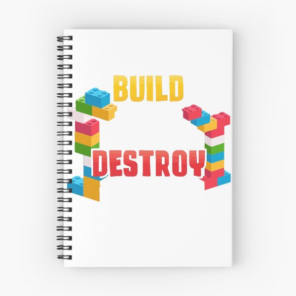 Item preview, build play destroy repeat toy blocks designed and sold by whatsyokidswear.