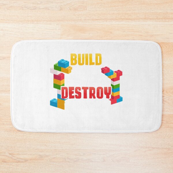 Item preview, build play destroy repeat toy blocks designed and sold by whatsyokidswear.