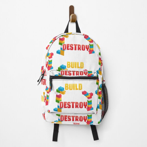 Item preview, build play destroy repeat toy blocks designed and sold by whatsyokidswear.