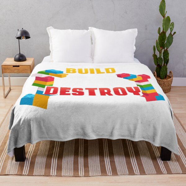 Item preview, build play destroy repeat toy blocks designed and sold by whatsyokidswear.