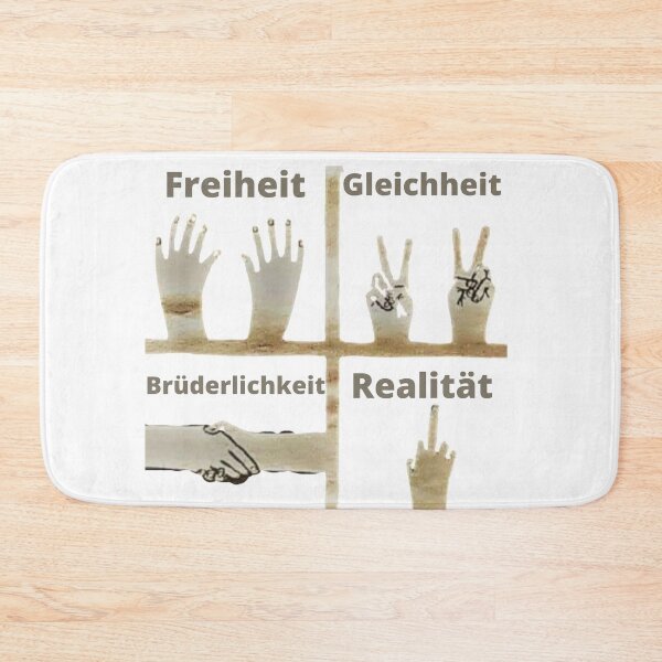 Item preview, Freiheit Gleichheit Brüderlichkeit Realität designed and sold by danaJG.