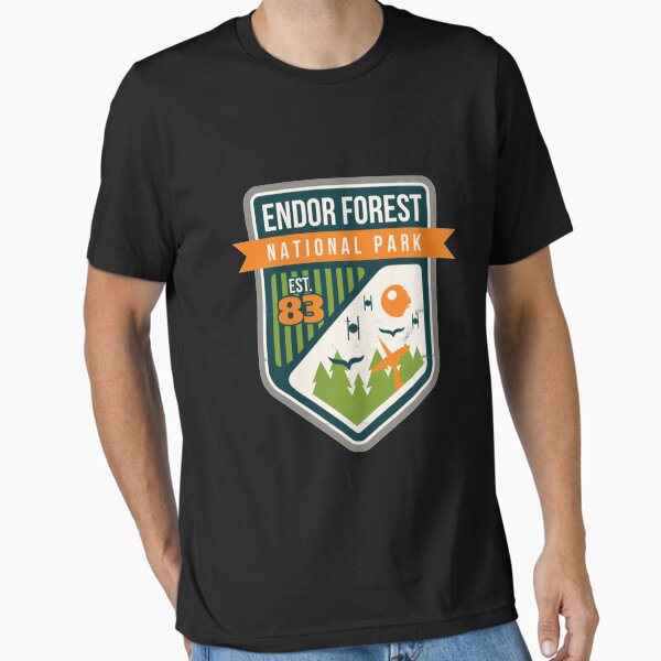Vista previa del artículo con la obra «Camiseta Endor Forest Park», diseñado y vendido por juunde611.