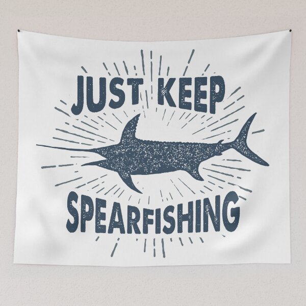 Item preview, Just Keep Spearfishing designed and sold by cotros.