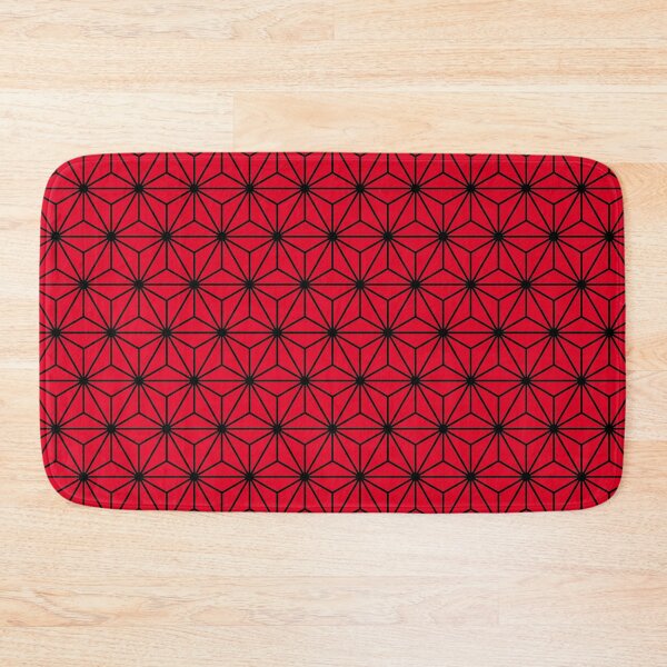 Item preview, Cadmium Red Asanoha - Japanese Traditional Pattern designed and sold by KinitaDesign.