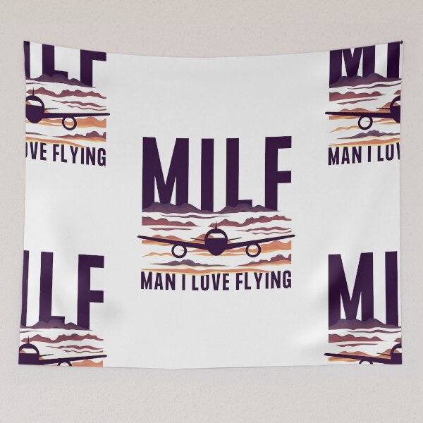 Item preview, MILF Man I Love Flying | Aeroplane | Airplane | Plane | Pilot designed and sold by itsokaybyme.