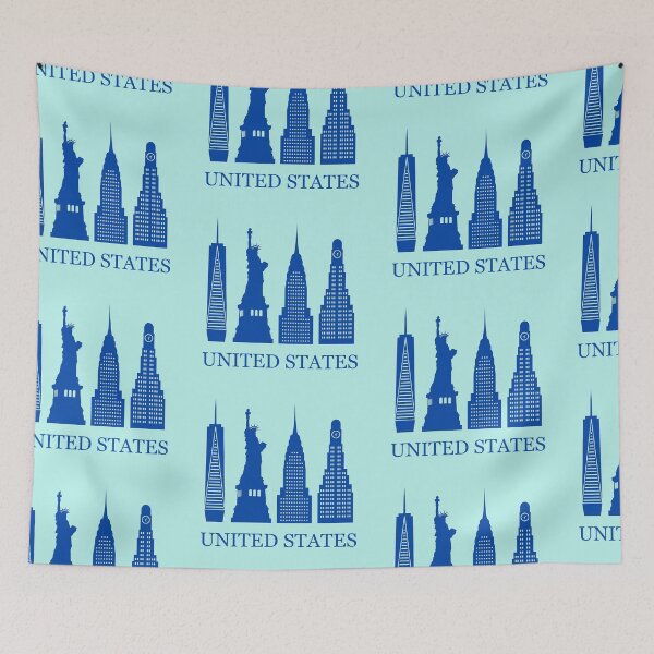 Item preview, United States landmarks designed and sold by Travellerz.