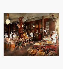 Butcher - The game center 1895 Photographic Print