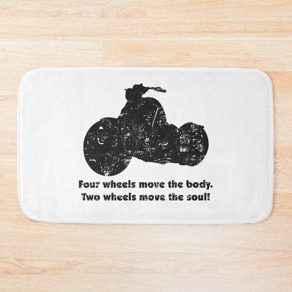 Item preview, Cool two wheels move the soul biker saying designed and sold by 2CV-Oldtimers.