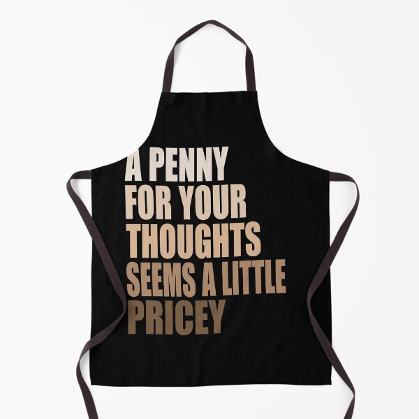Item preview, Funny Retro A Penny For Your Thoughts Sarcastic Jokes designed and sold by RS-Collections.