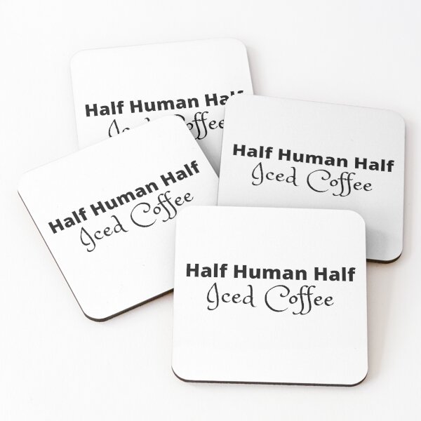 Item preview, Half Human Half Iced Coffee designed and sold by Zenith-capitis.
