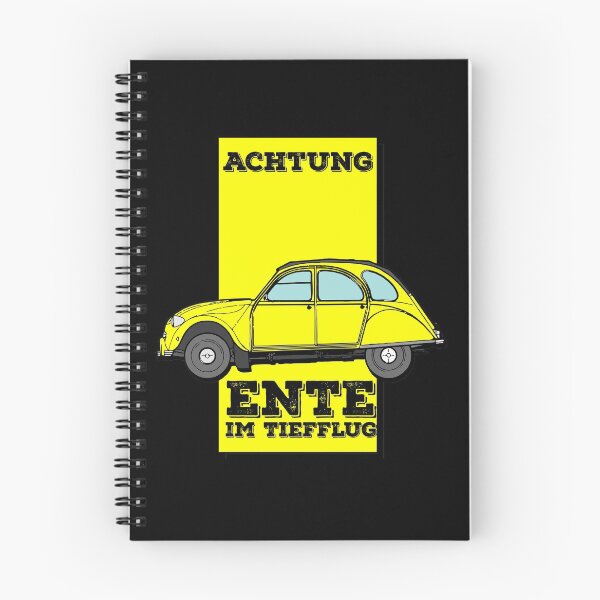 Item preview, Funny attention, duck in the low flight saying designed and sold by 2CV-Oldtimers.