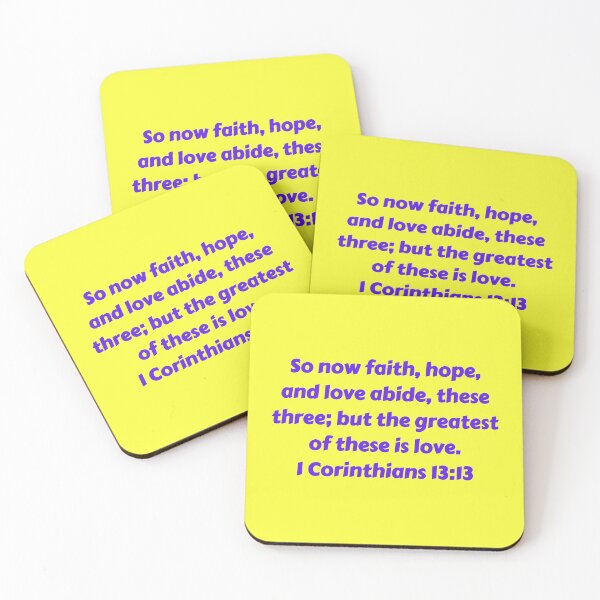 Item preview, Bible Verse 1 Corinthians 13:13 designed and sold by Prayingwarrior.