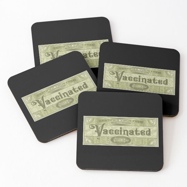Item preview, Vaccinated - Virus Free - Admit One (not valid in red states) designed and sold by KearneyDesign.