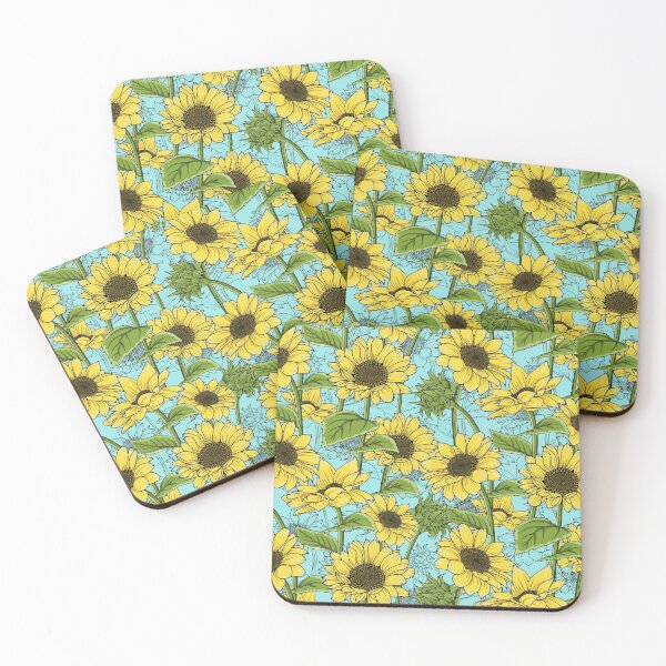 Aperçu de l'œuvre Motif de tournesols créée et vendue par Ayesha Saleem.