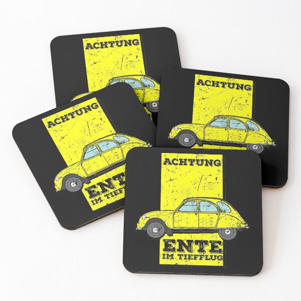 Item preview, Funny grunge warning, duck flying low saying designed and sold by 2CV-Oldtimers.