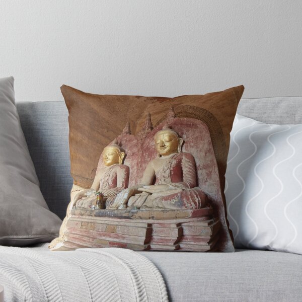 Item preview, Twin Buddha Statues in Bagan, Myanmar designed and sold by Sailingstone Travel.