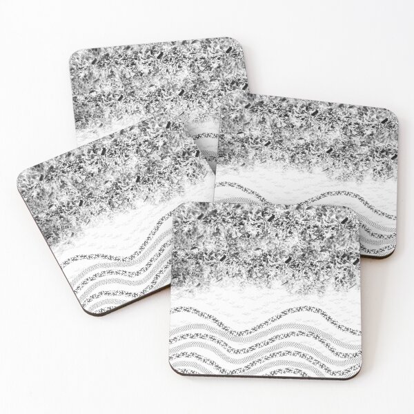Item preview, Black white abstract pattern  designed and sold by Roselove4869.