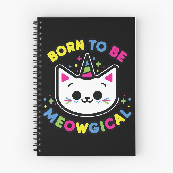 Item preview, Born To Be Meowgical Unicorn Kitty Cat designed and sold by KittyCotton.