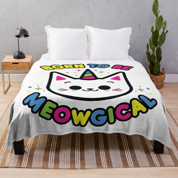 Item preview, Born To Be Meowgical Unicorn Kitty Cat designed and sold by KittyCotton.