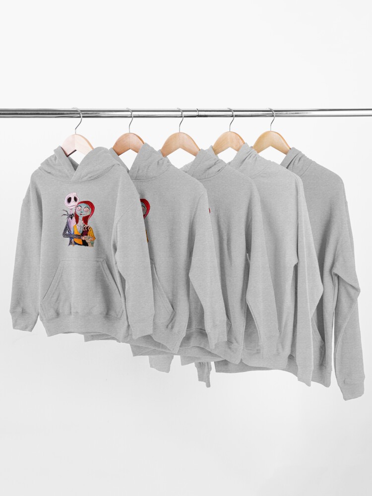 Alternate view of Jack and Sally Kids Pullover Hoodie