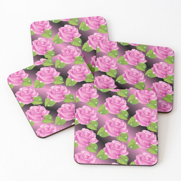 Item preview, Pink Sparkly Roses Pattern  designed and sold by Ayesha Saleem.