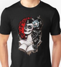 Day of the dead pinup tattoo Unisex T-Shirt