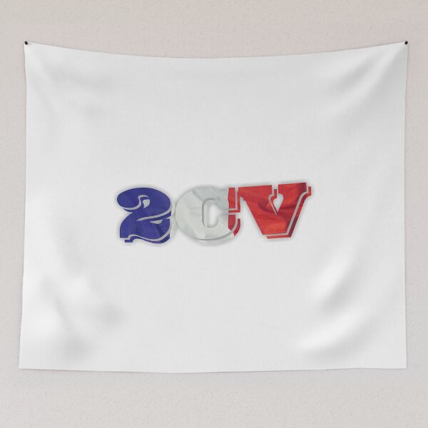 Item preview, French 2CV Duck Döschwo flag designed and sold by 2CV-Oldtimers.