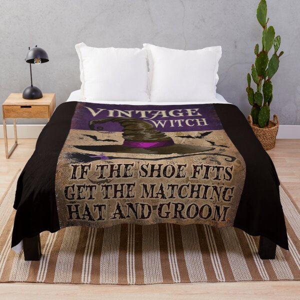 Item preview, Vintage witch if the shoe fits get the matching hat and groom designed and sold by Cisnerosf97.