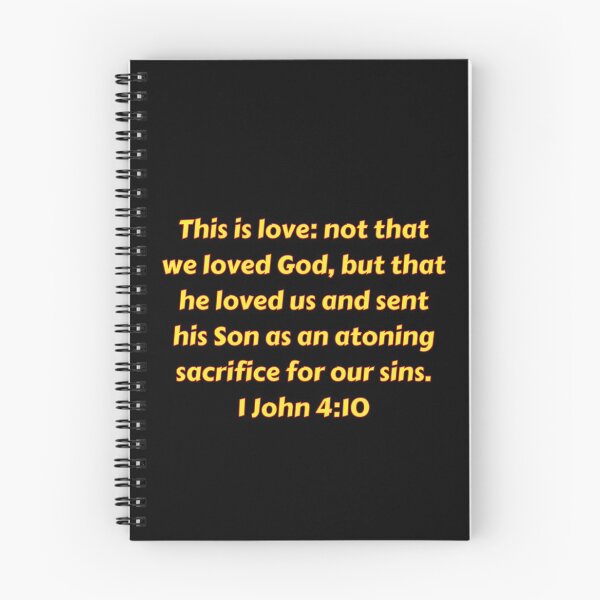 Item preview, Bible Verse 1 John 4:10 designed and sold by Prayingwarrior.