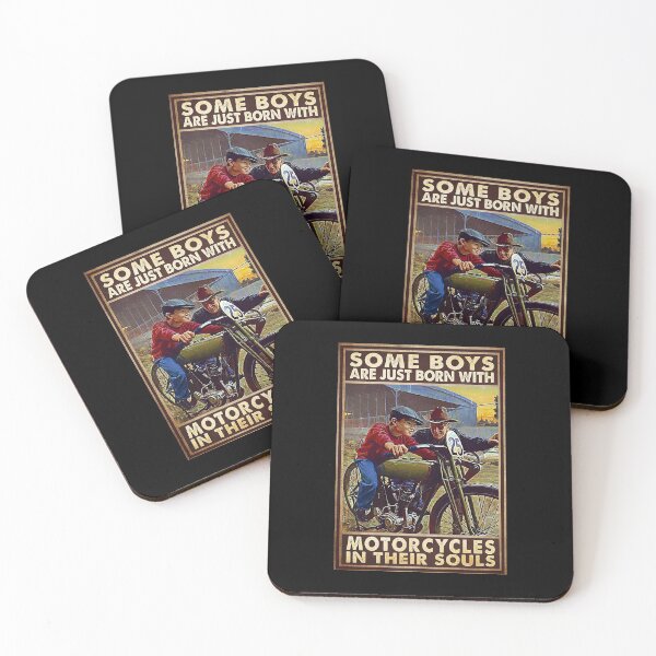 Item preview, Some boys are just born with motorcycles in their souls designed and sold by Cooper73.