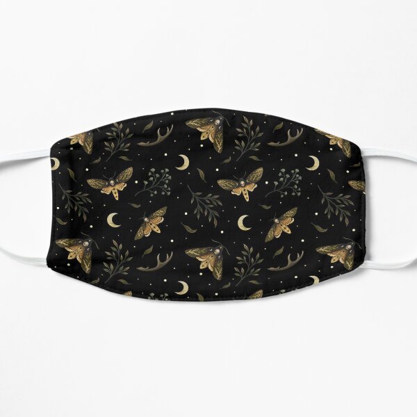 Death Head Moths Night Flat Mask