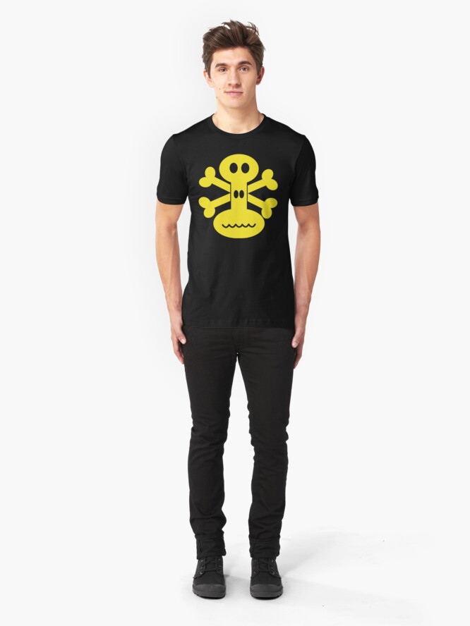 Alternate view of NDVH Skull and Crossbones Slim Fit T-Shirt