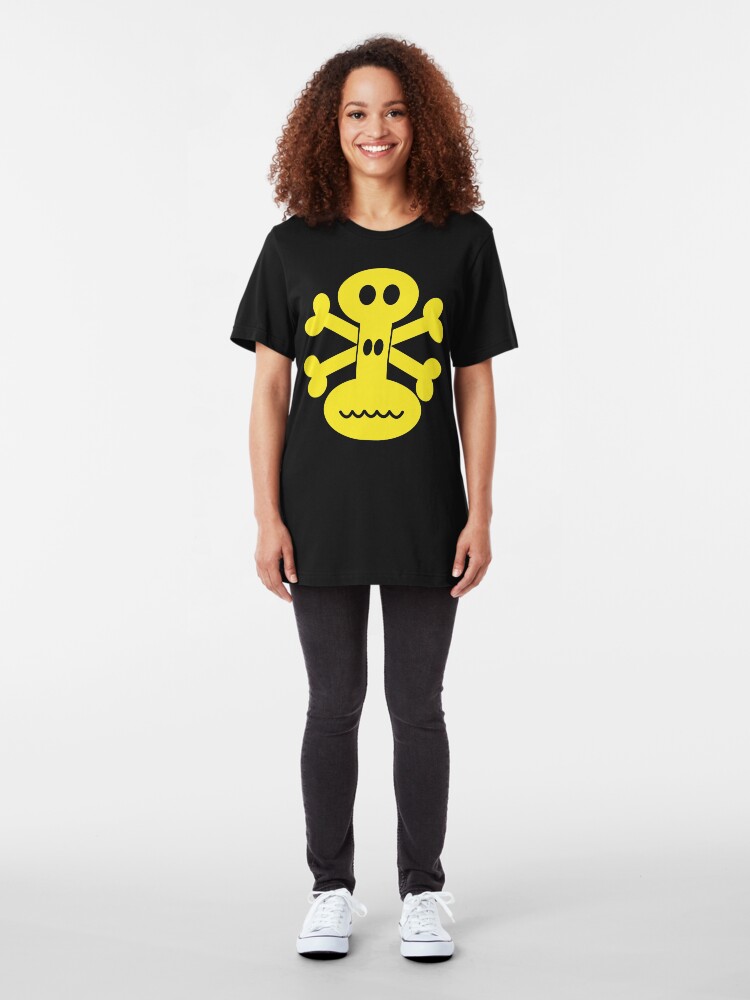 Alternate view of NDVH Skull and Crossbones Slim Fit T-Shirt