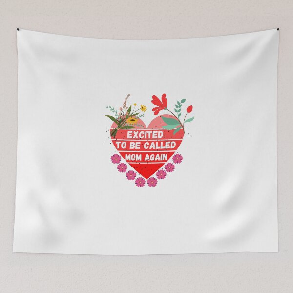 Item preview, Excited To Be Called Mom Again designed and sold by AMINE  ★★★★★.