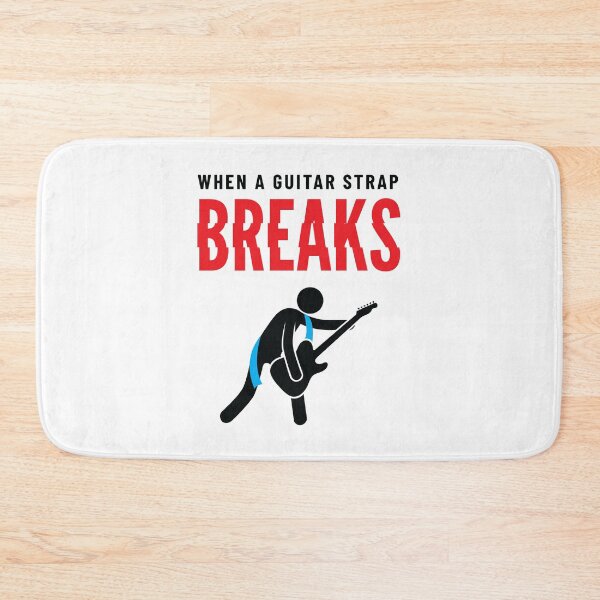 Item preview, When A Guitar Strap Breaks Light Theme designed and sold by nightsworthy.