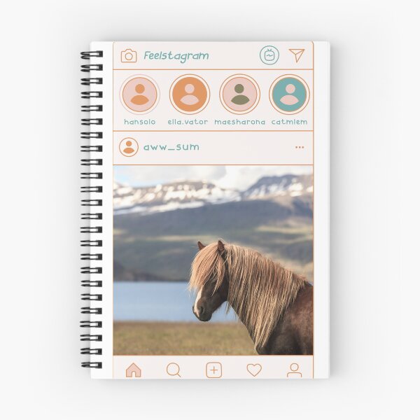 Item preview, Icelandic horse insta gift designed and sold by hexchen09.