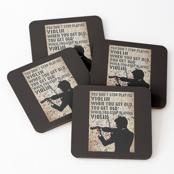 Item preview, Violinists You don't stop playing violin when you get old you get old when you stop playing violin designed and sold by Cisnerosf97.
