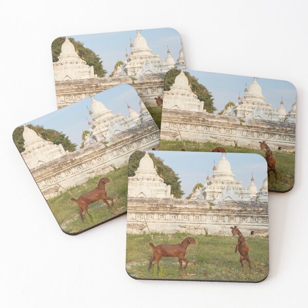 Item preview, Goats Outside of Mandalay's Kuthodaw Pagoda designed and sold by Sailingstone Travel.