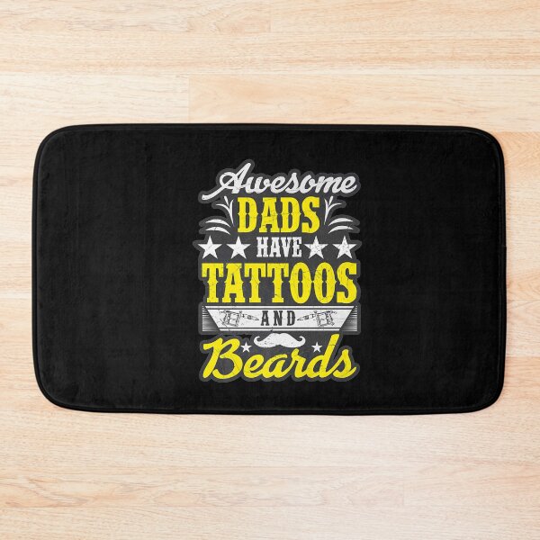 Item preview, Mens Awesome Dads Have Tattoos And Beards T-Shirt designed and sold by HammonArt.