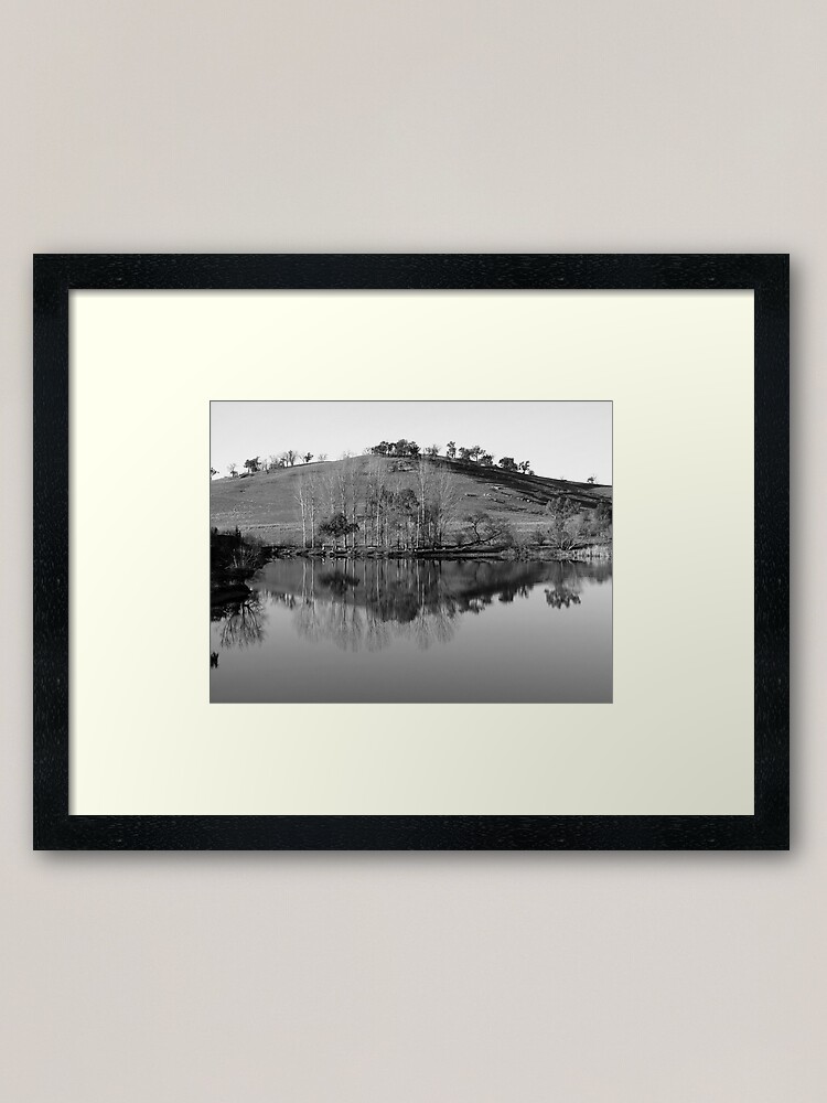 Alternate view of Allan's Flat, Victoria Framed Art Print