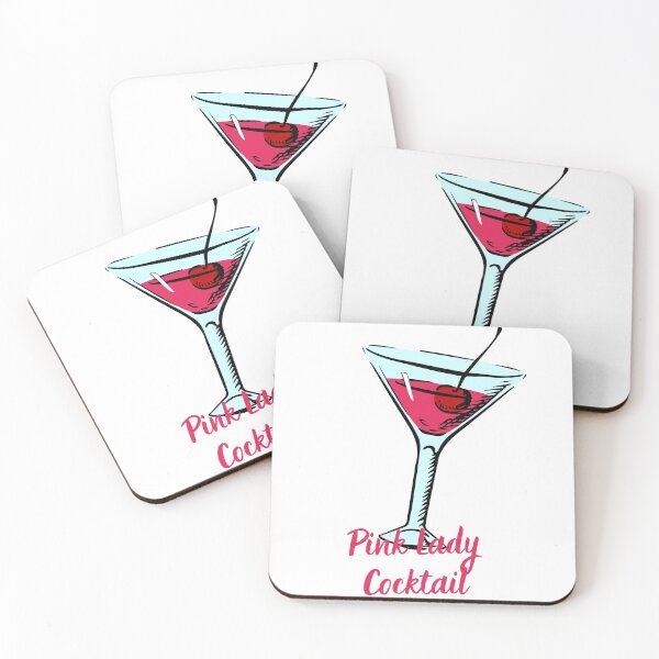 Item preview, Pink Lady Cocktail -Classic Gin Based Cocktail designed and sold by Red-ElYoubi.