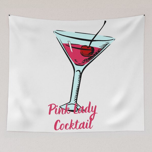 Item preview, Pink Lady Cocktail -Classic Gin Based Cocktail designed and sold by Red-ElYoubi.