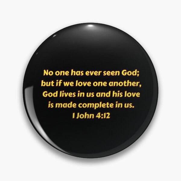 Item preview, Bible Verse 1 John 4:12 designed and sold by Prayingwarrior.