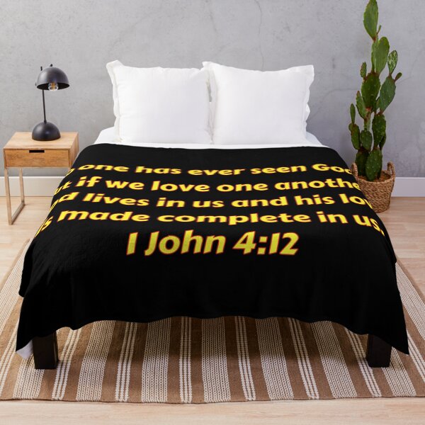 Item preview, Bible Verse 1 John 4:12 designed and sold by Prayingwarrior.
