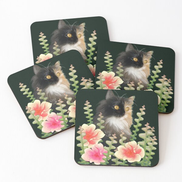 Item preview, Cat Flowers designed and sold by Letslove.